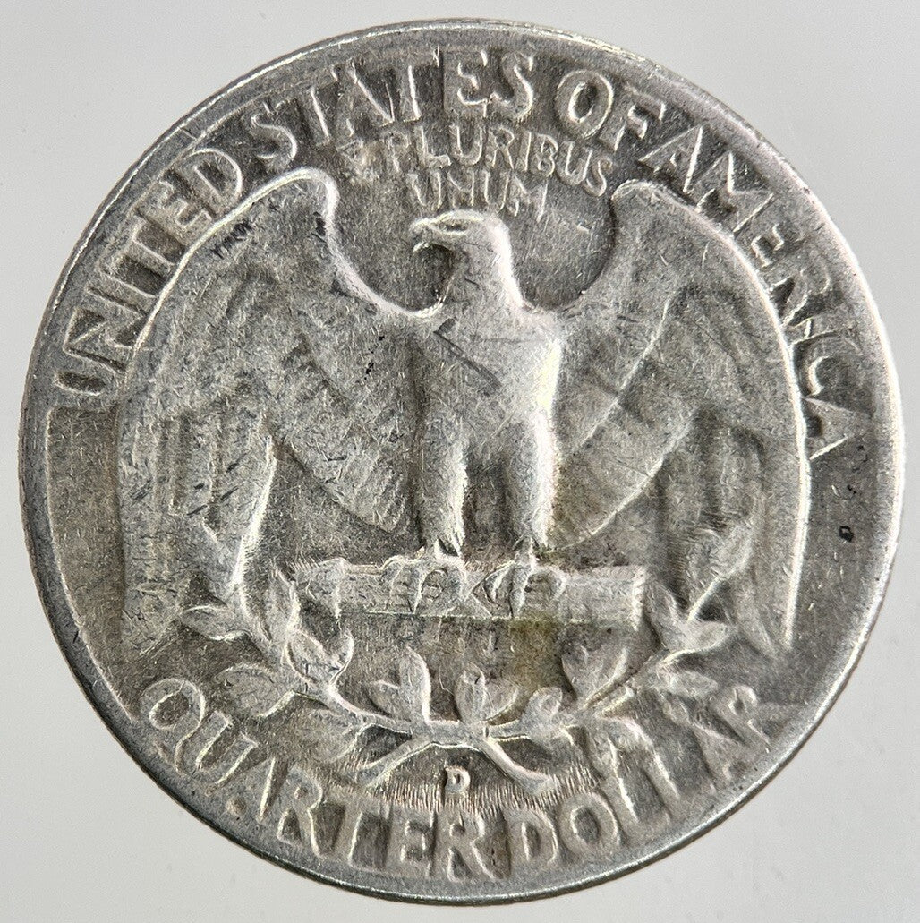 1957 - D US USA Quarter Dollar Silver Coin | Collectable Grade