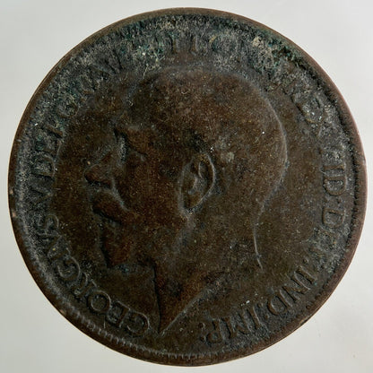 1924 George V Half - Penny Coin | Collectable Grade