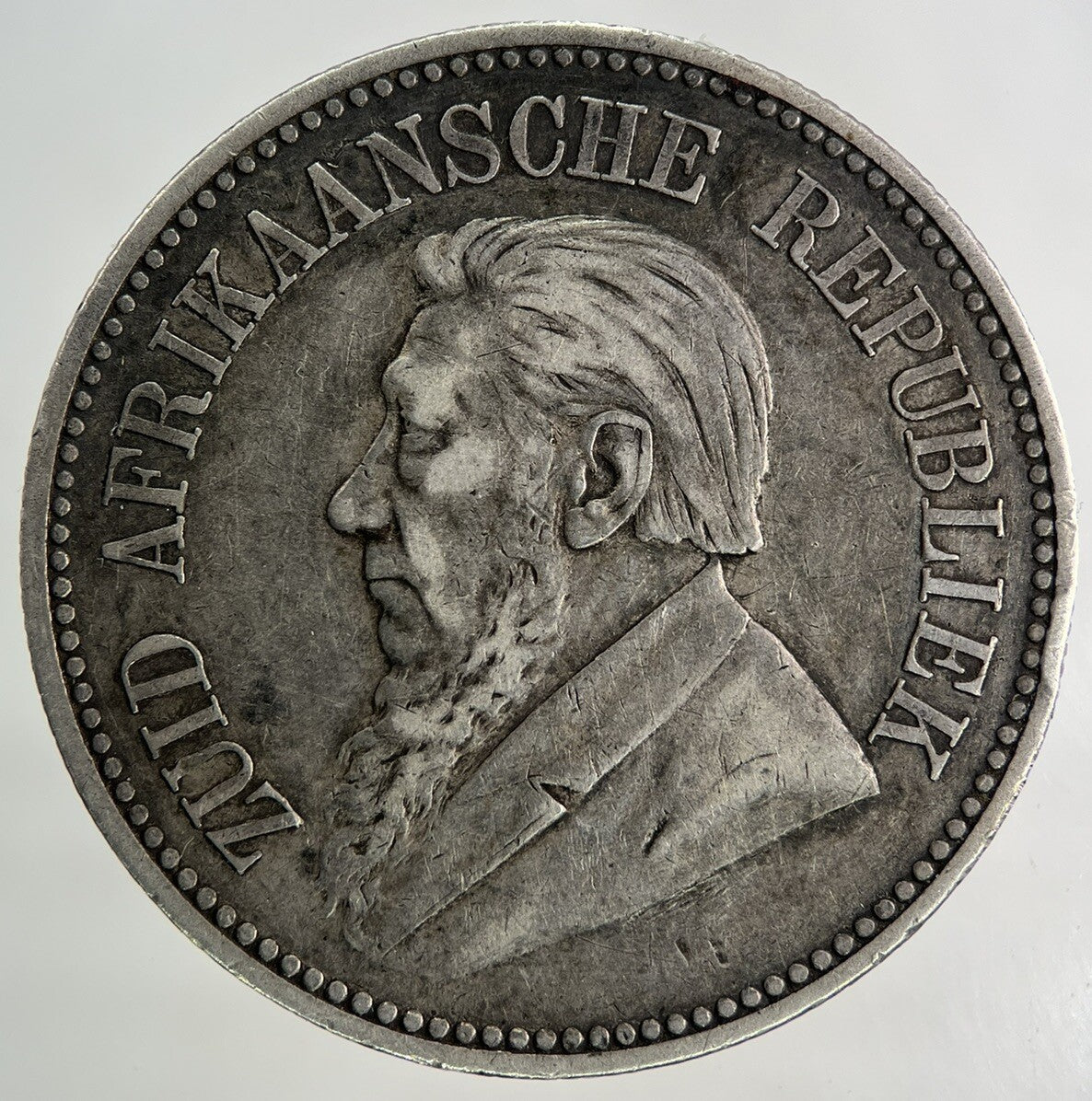 1893 South Africa Half - Crown Silver Coin | Very High Grade