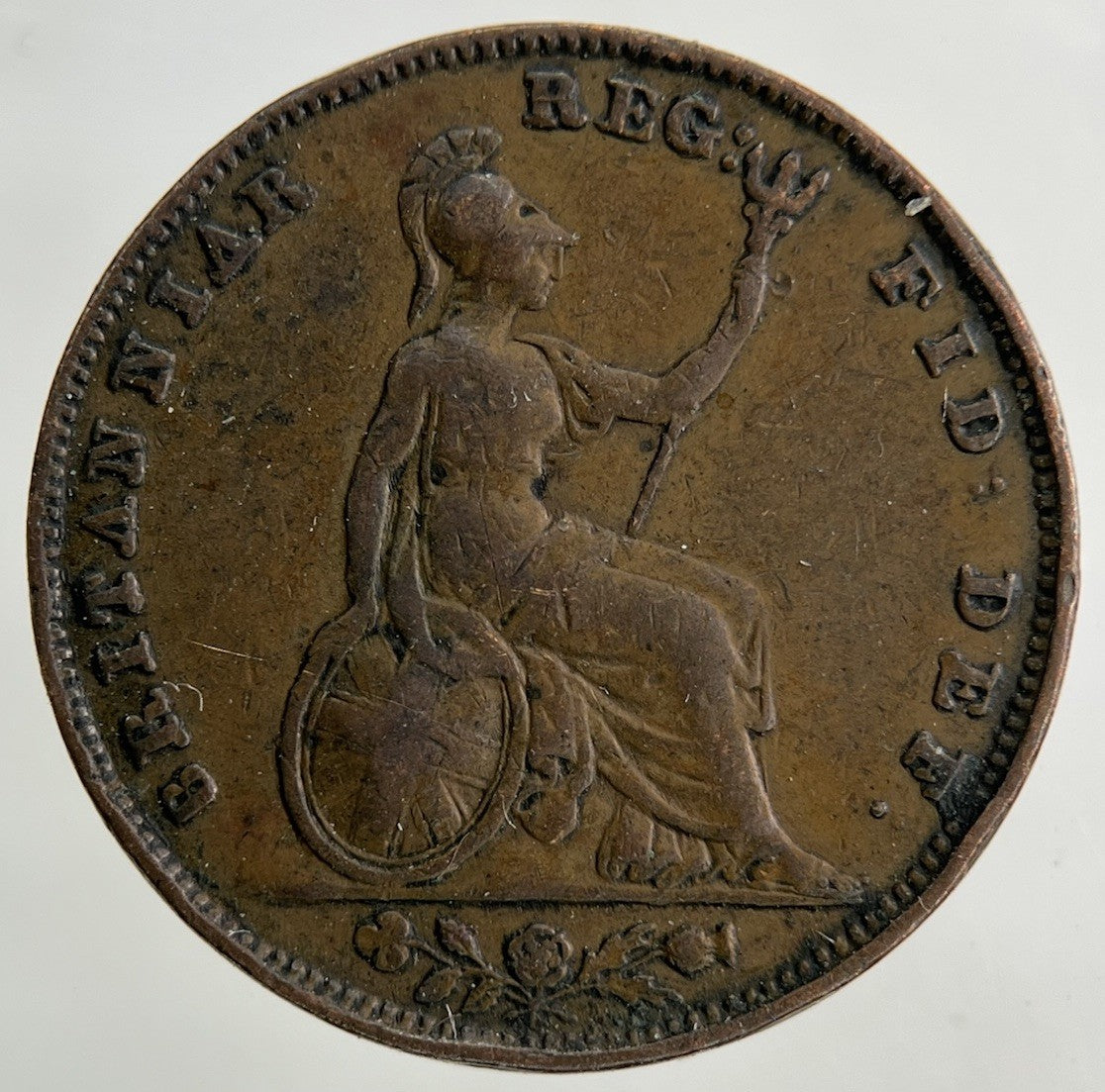 1848 Victoria Farthing Coin | Fine Collectable Grade