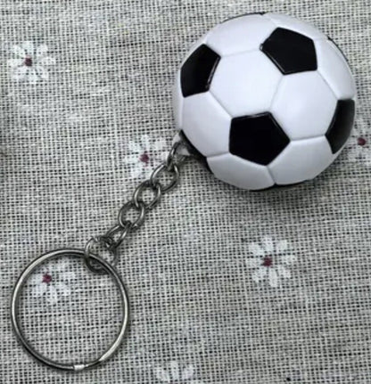 Mini Football Soccer Sports Ball Shaped Keyring Premium Keychain Gift UK