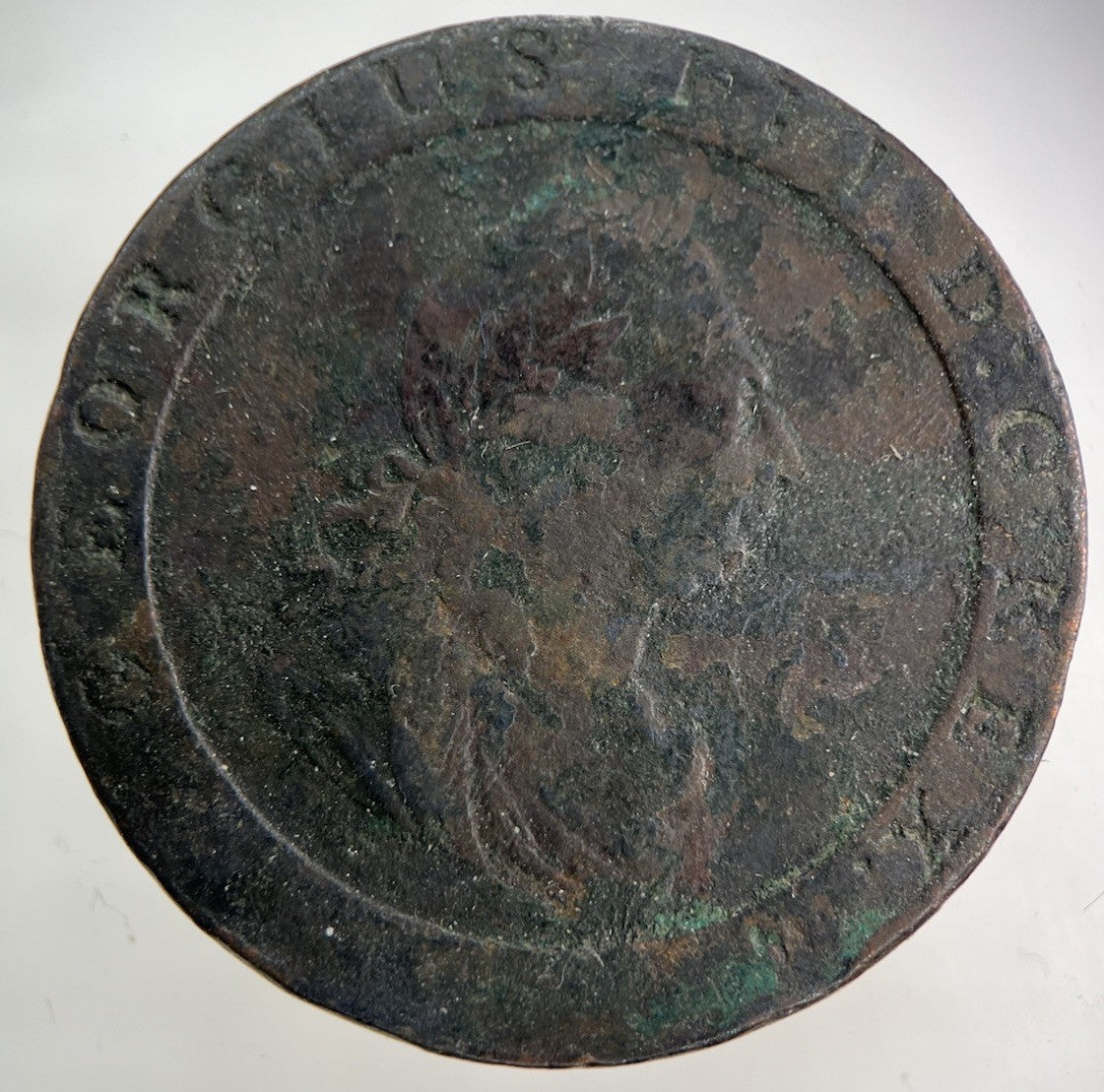 1797 George III 3rd Cartwheel One Penny Coin | Fine Collectable Grade