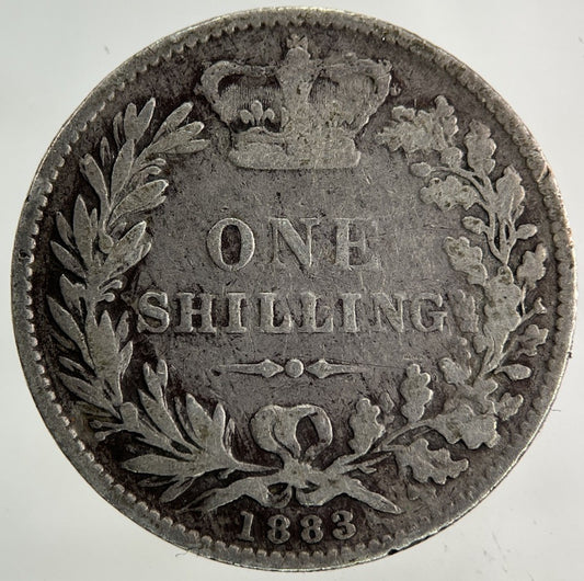1883 Victoria Shilling Silver Coin | Collectable Grade