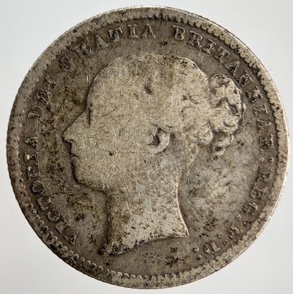 1878 Die - 25 Victoria Shilling Silver Coin | Collectable Grade | a735