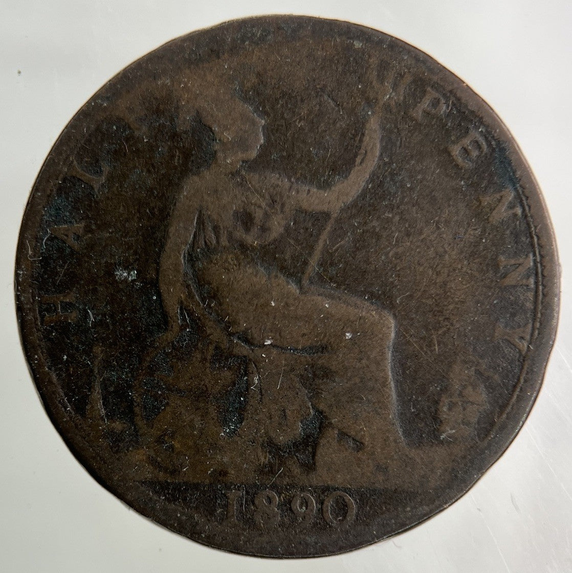 1890 Victoria Half - Penny Coin | Collectable Grade