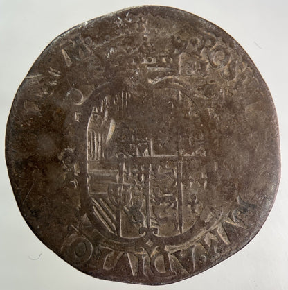 1554 Philip & Mary Shilling Hammered Silver Coin | Collectable Grade