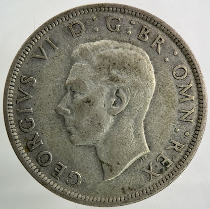 1937 George VI Half - Crown Silver Coin | Fine Collectable Grade