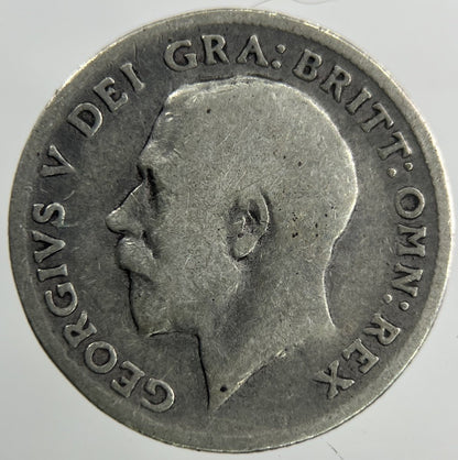 1918 George V Sixpence Silver Coin | Fair Grade