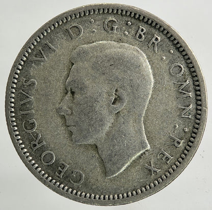 1942 George VI Sixpence Silver Coin | Collectable Grade