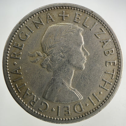 1957 Elizabeth II 2nd Half - Crown Coin | Fine Collectable Grade
