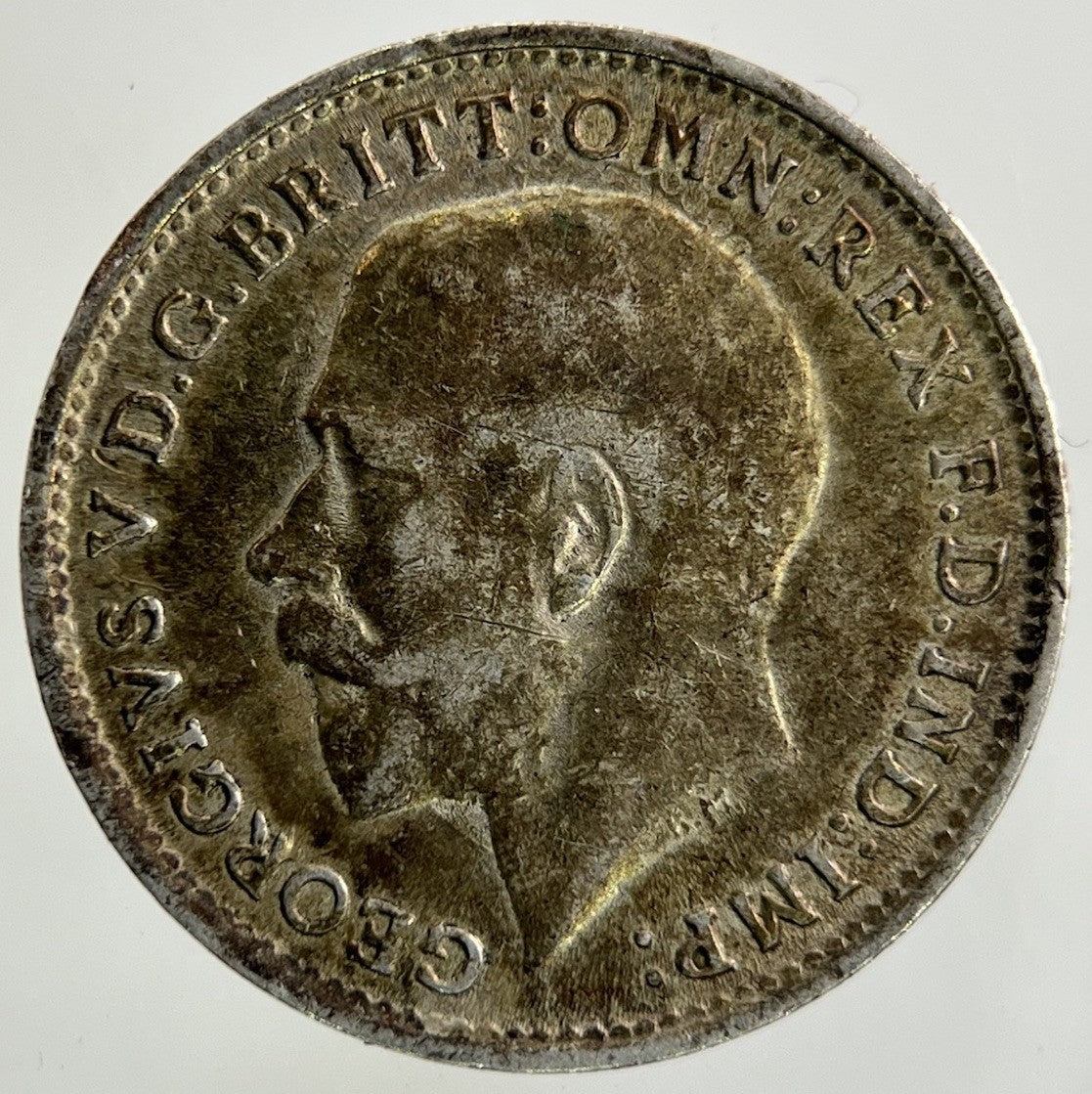 1918 George V Threepence Silver Coin | Fine Collectable Grade