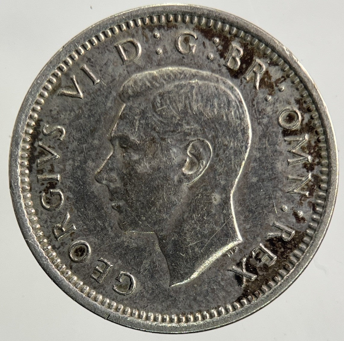 1937 George VI Threepence Silver Coin | Very High Grade