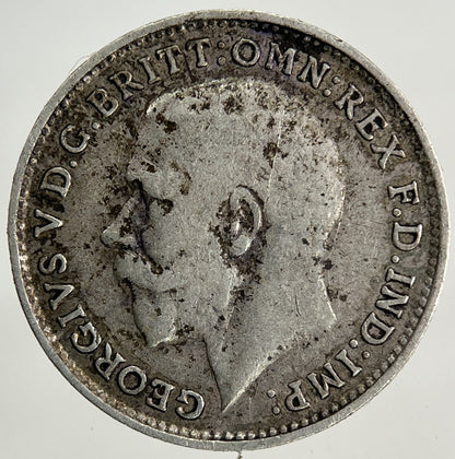 1918 George V Threepence Silver Coin | Fine Collectable Grade