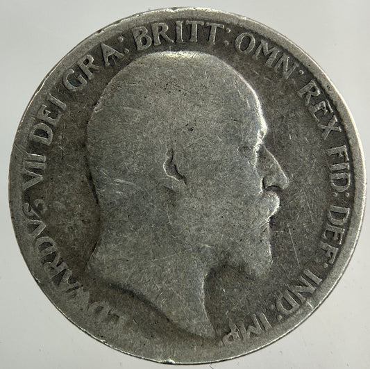 1910 Edward VII Sixpence Silver Coin | Collectable Grade