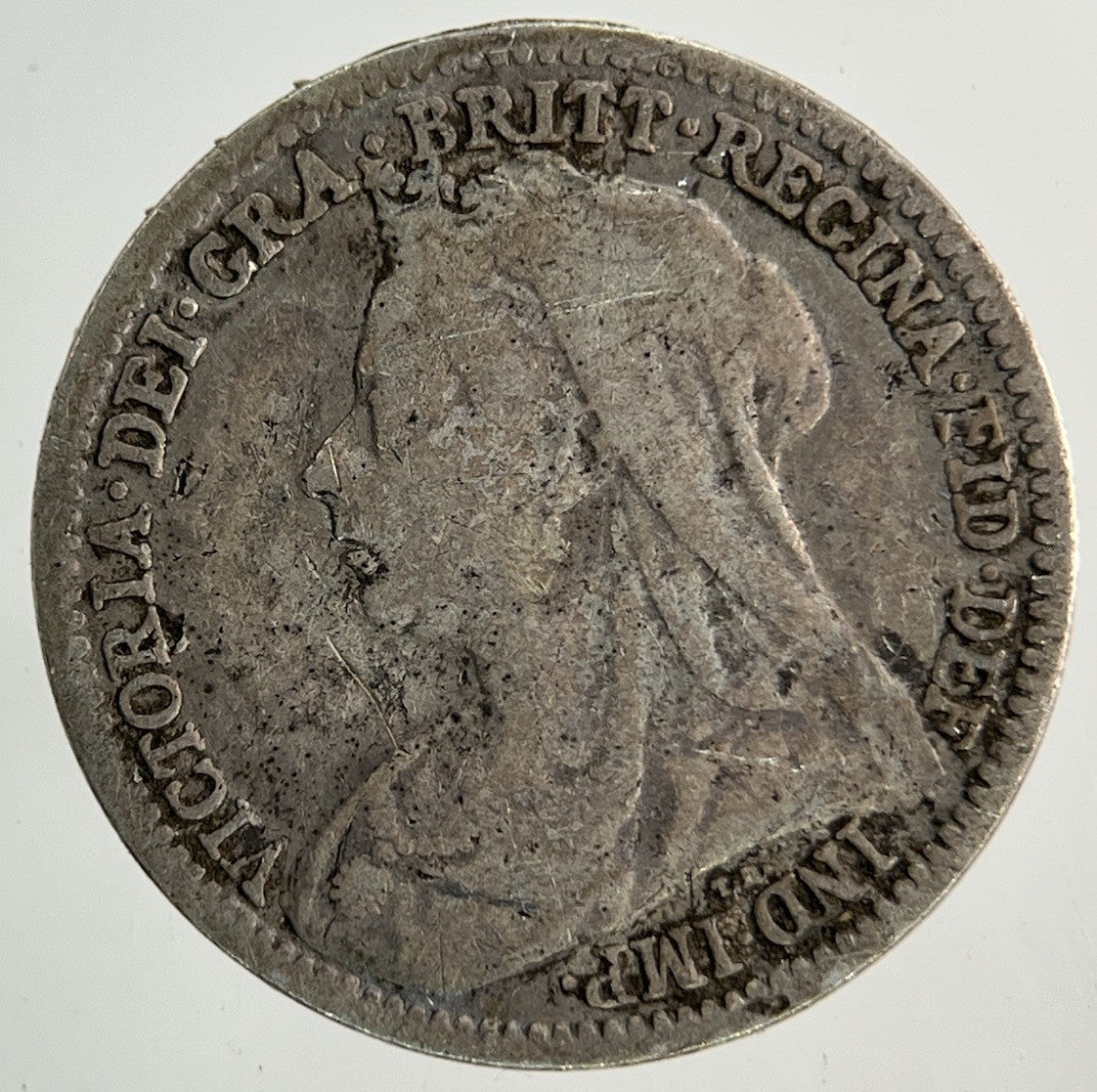 1901 Victoria Threepence Silver Coin | Collectable Grade