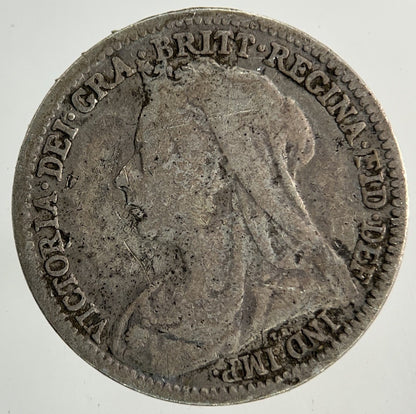 1901 Victoria Threepence Silver Coin | Collectable Grade