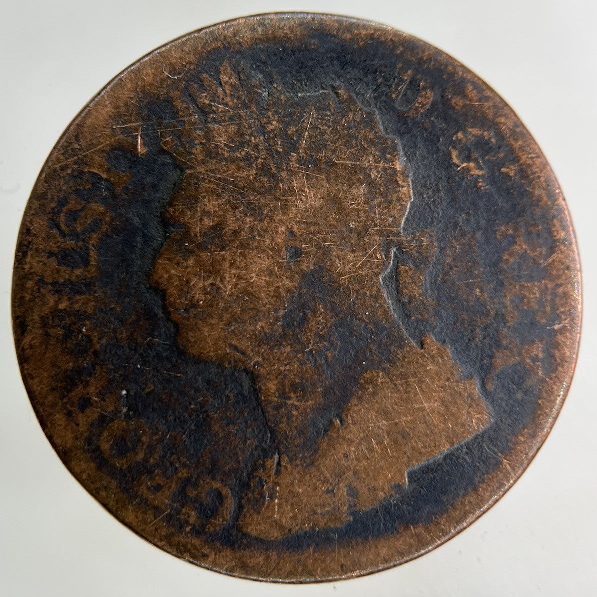 1822 Irish Half - Penny Coin | Collectable Grade