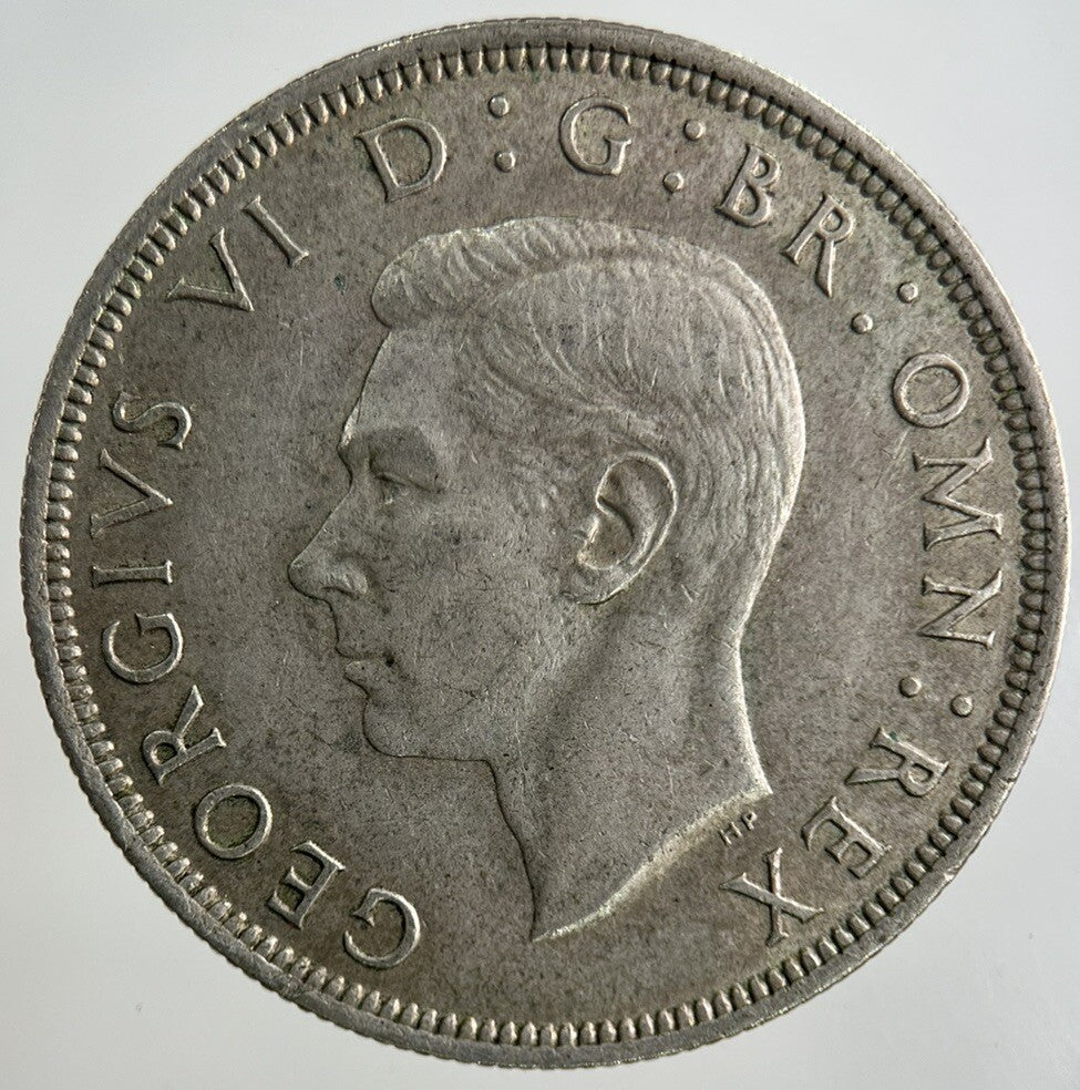 1942 George VI Half - Crown Silver Coin | Fine Collectable Grade