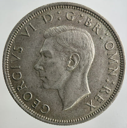 1942 George VI Half - Crown Silver Coin | Fine Collectable Grade