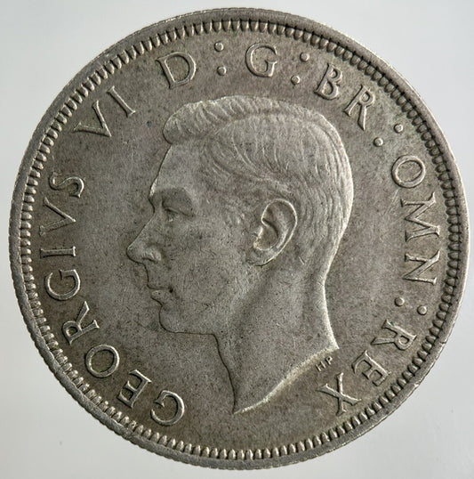 1942 George VI Half - Crown Silver Coin | Fine Collectable Grade
