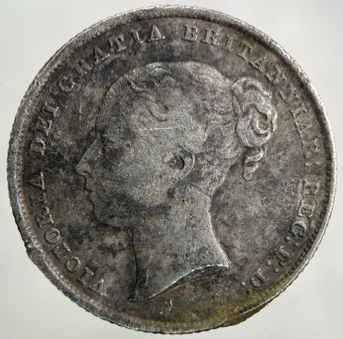 1841 Victoria Shilling Silver Coin | Fine Collectable Grade