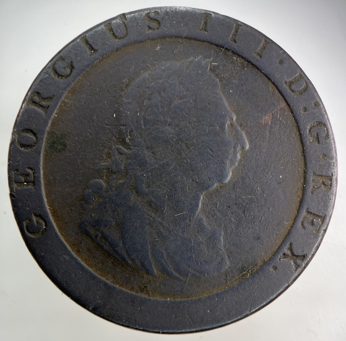 1797 George III 3rd Cartwheel One Penny Coin | Fine Collectable Grade