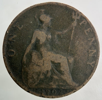 1902 Edward VII One Penny Coin | Collectable Grade