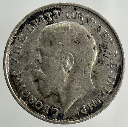 1918 George V Threepence Silver Coin | Fine Collectable Grade