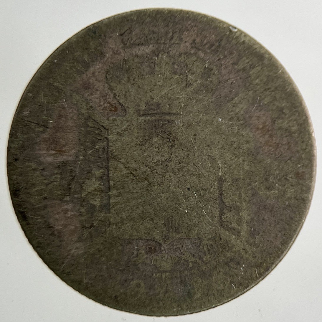 Belgium 50 Centimes Silver Coin | Fair Grade