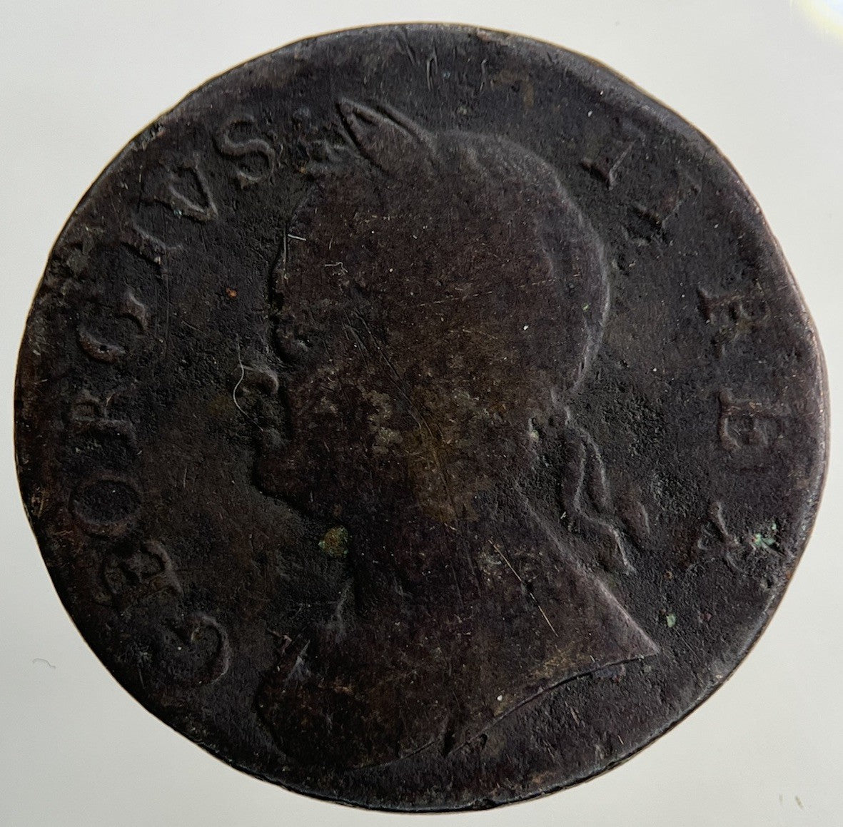 1754 George II 2nd Farthing Coin | Collectable Grade