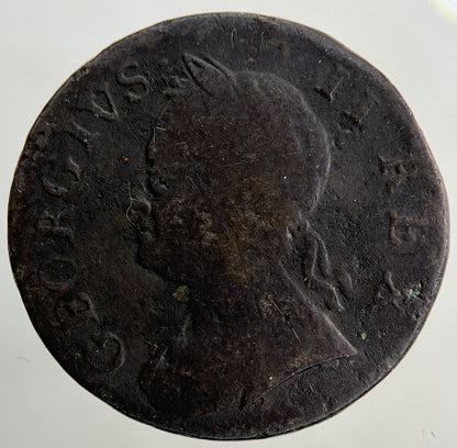 1754 George II 2nd Farthing Coin | Collectable Grade