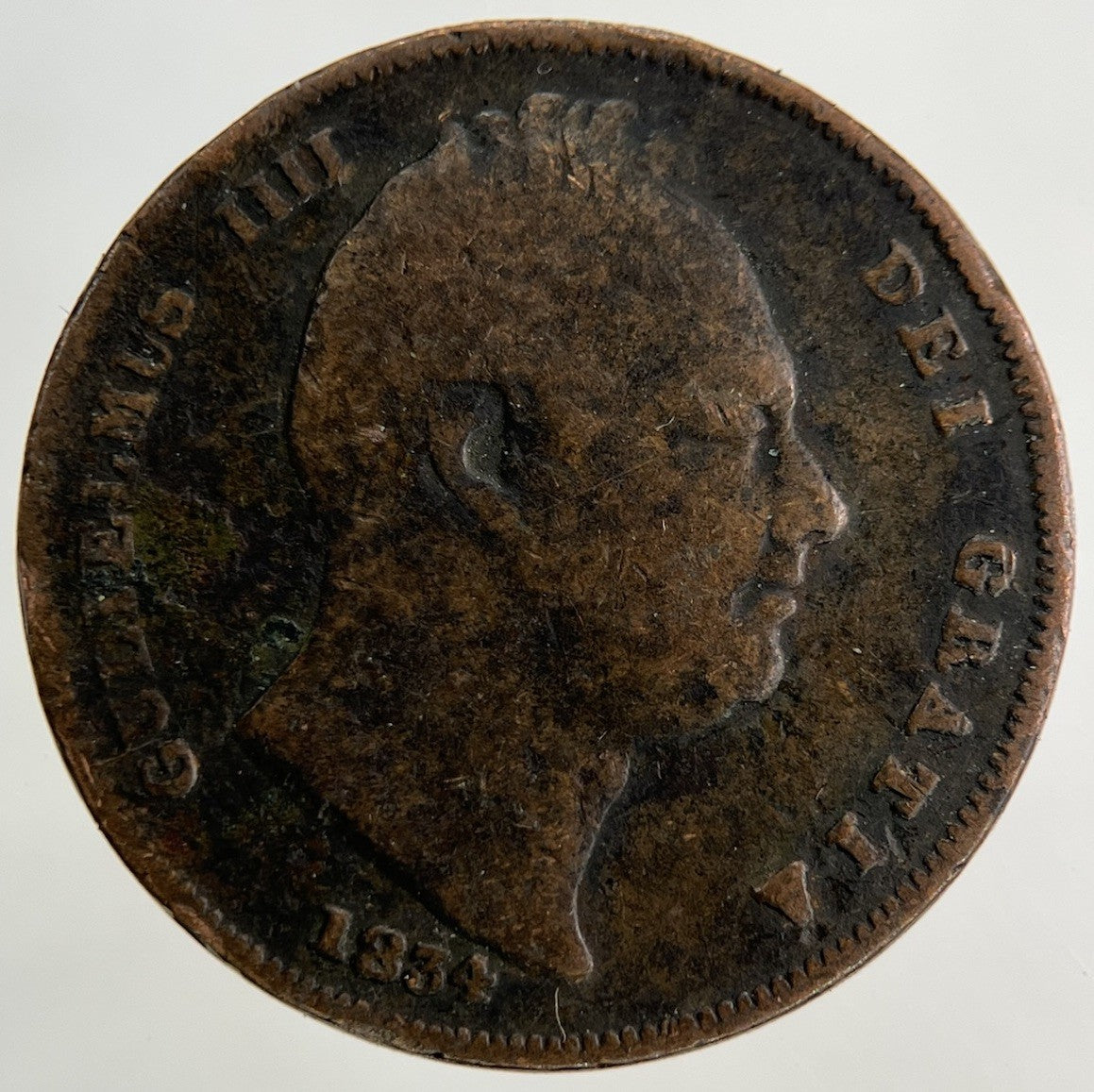 1834 William IV Farthing Coin | Collectable Grade