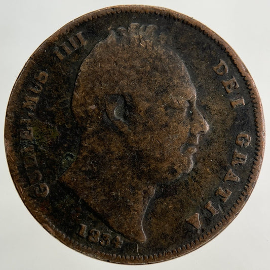 1834 William IV Farthing Coin | Collectable Grade