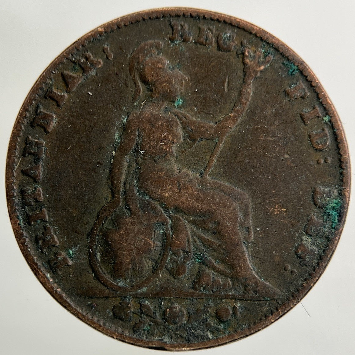 1845 Victoria Farthing Coin | Collectable Grade