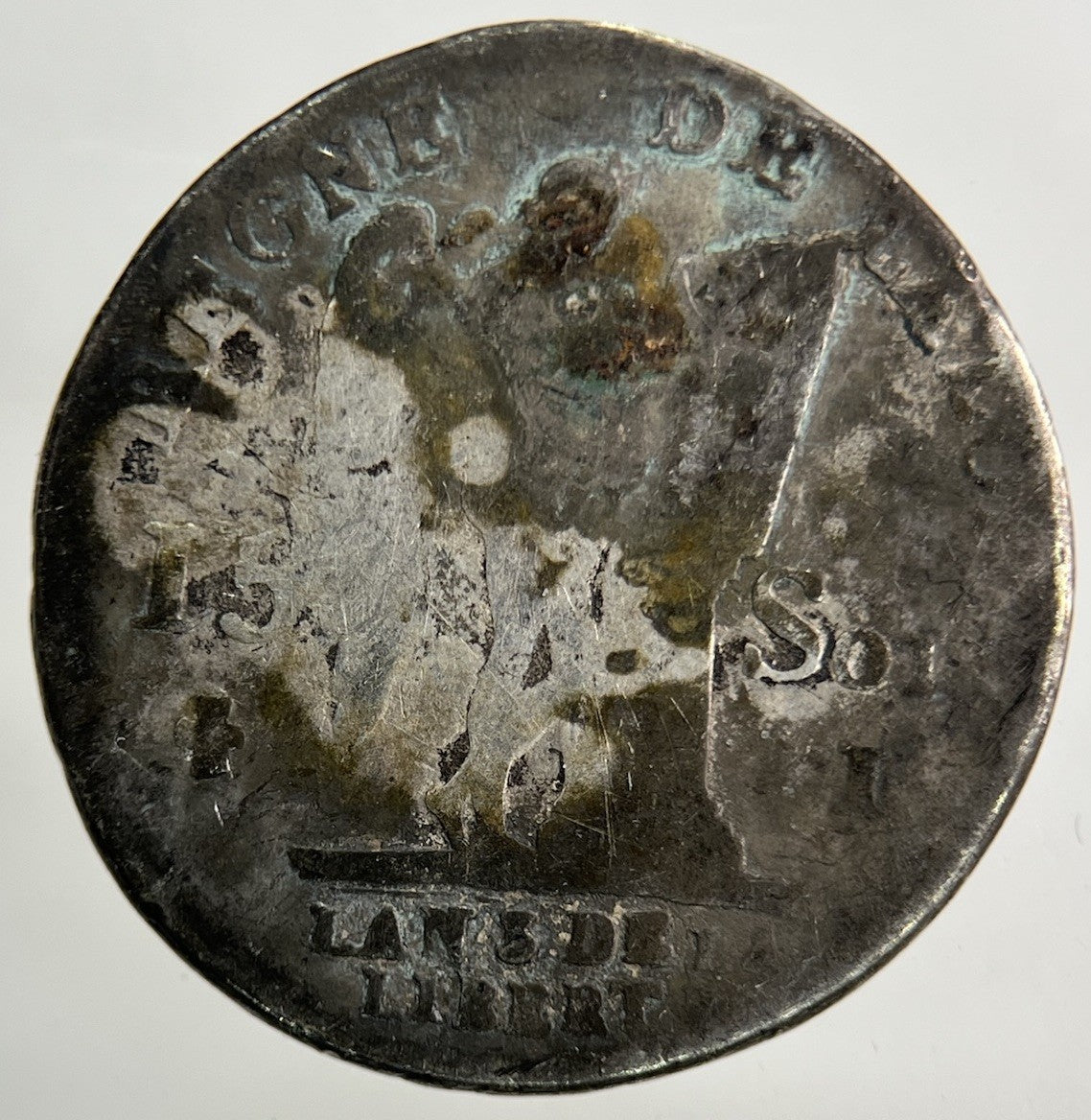1791 France 15 Sols Silver Coin | Collectable Grade