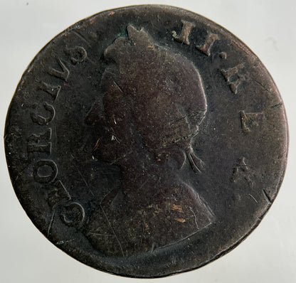 1736 George II 2nd Farthing Coin | Collectable Grade