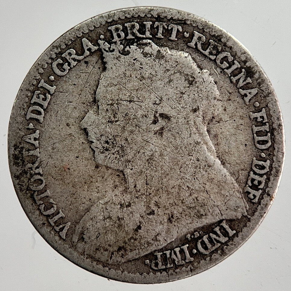 1894 Victoria Threepence Silver Coin | Collectable Grade | a8690