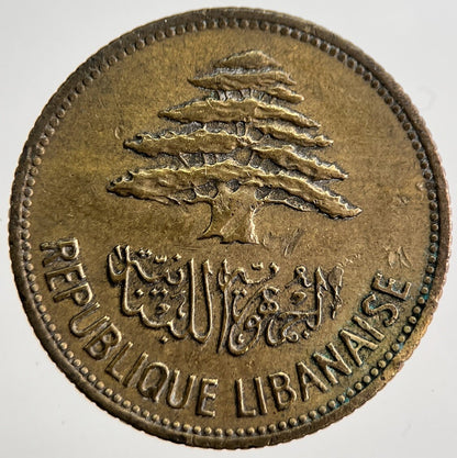 1961 Lebanon 25 Piastres Coin | Very High Grade | a7513