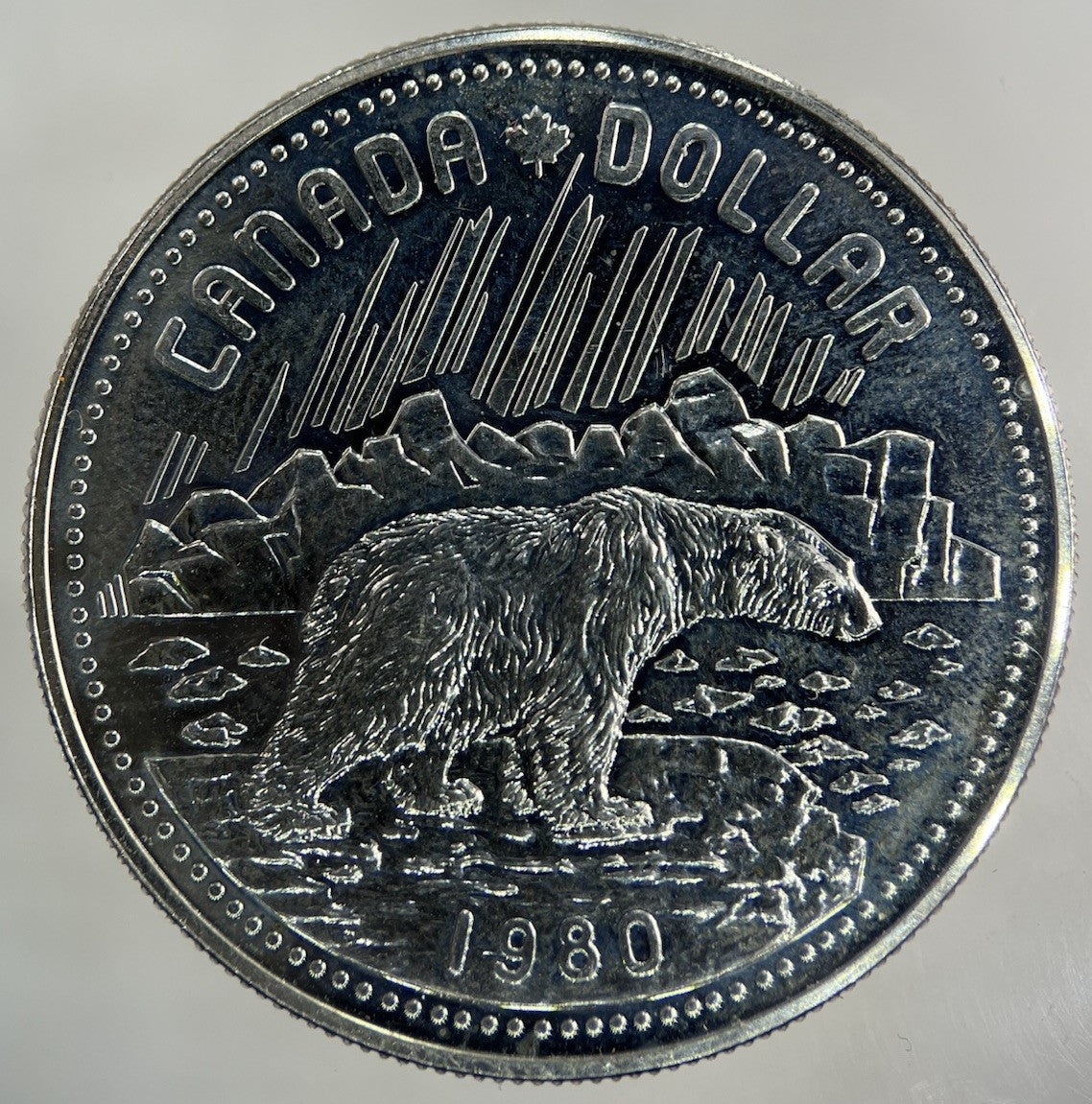 1980 Canada One Dollar Silver Coin | Very High Grade
