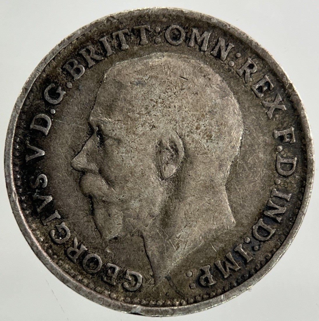 1919 George V Threepence Silver Coin | Fine Collectable Grade