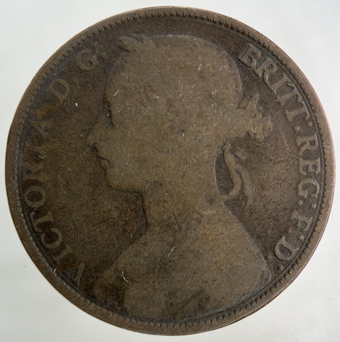 1885 Victoria One Penny Coin | Collectable Grade