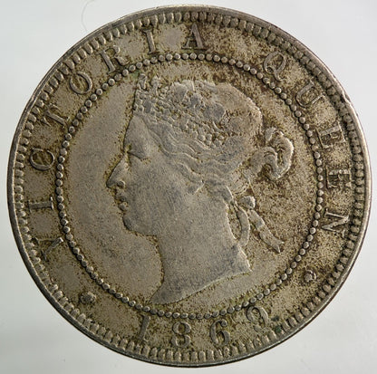 1869 Jamaica One Penny Coin | Fine Collectable Grade