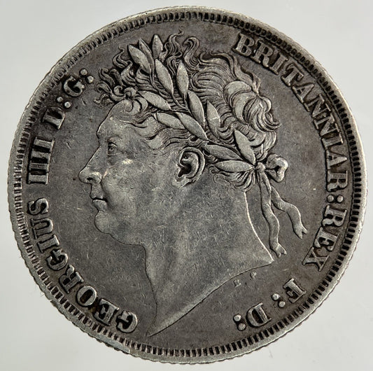 1824 George IV Shilling Silver Coin | Fine Collectable Grade