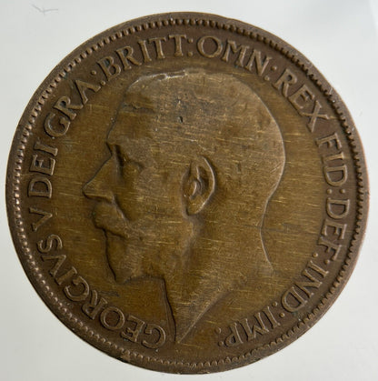 1921 George V Half - Penny Coin | Collectable Grade