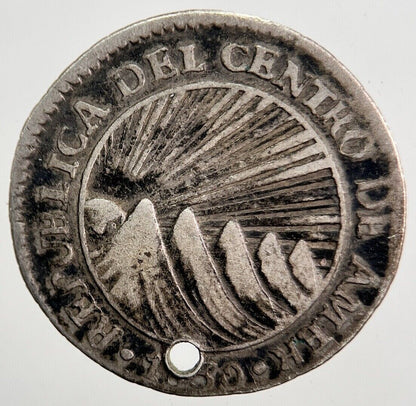 1820 Central America 1 Reale Silver Coin | Fine Collectable Grade | a5370