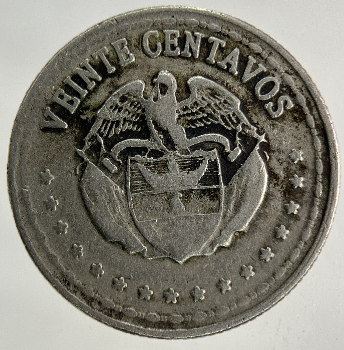 1956 Colombia Veinte 20 Centavos Coin | Collectable Grade