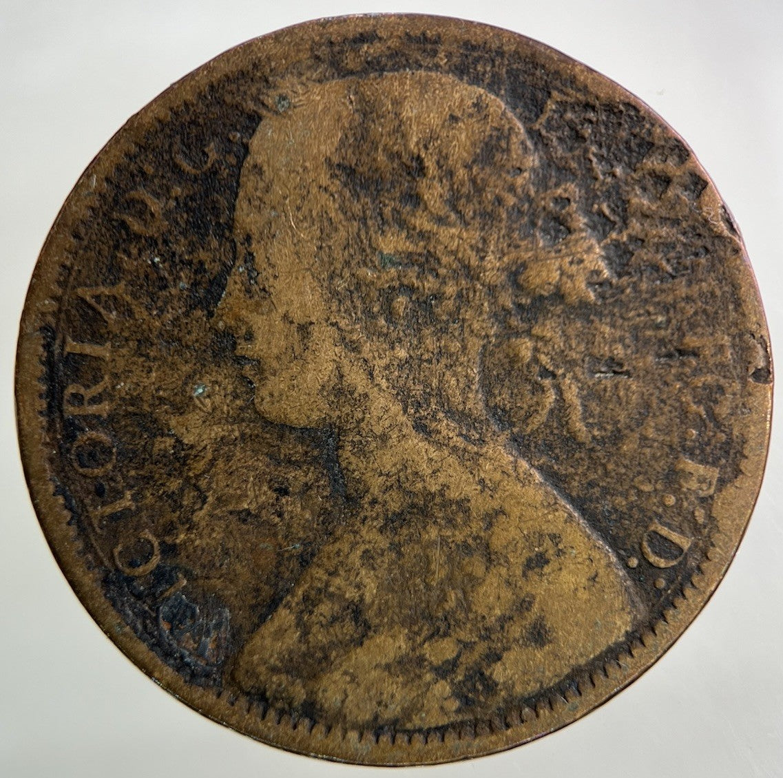1873 Victoria One Penny Coin | Collectable Grade