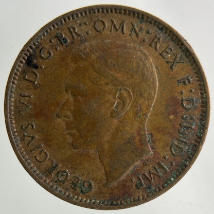 1944 George VI Wren Farthing Coin | Fine Collectable Grade