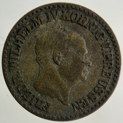 1857 Germany German States 1 Groschen Silver Coin | Fine Collectable Grade