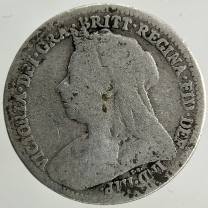 1899 Victoria Threepence Silver Coin | Fair Grade